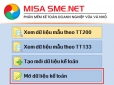 Nhập dữ liệu kế to&aacute;n ng&acirc;n h&agrave;ng v&agrave;o phần mềm misa