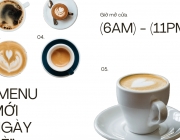 Trắng Đen N&acirc;u Khung Lưới Đơn Giản Sản Phẩm C&agrave; Ph&ecirc; Latte Đồ uống N&oacute;ng lạnh Menu Facebook Post.png