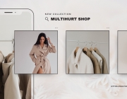 Beige Neutral Modern Fashion Social Media Mockup Facebook Cover.png