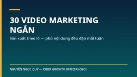 Sản xuất video marketing ngắn số lượng lớn &mdash; g&oacute;i 30 video TikTok/Reels/Shorts trọn g&oacute;i kịch bản + dựng + caption