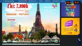 Thiết kế website b&aacute;n tour du lịch