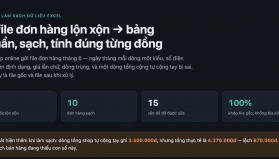 L&agrave;m sạch & chuẩn ho&aacute; dữ liệu Excel &mdash; dọn file lộn xộn, gộp file, t&iacute;nh đ&uacute;ng số liệu