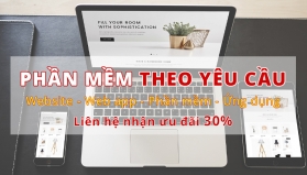 Thiết kế website/phần mềm/ứng dụng di động theo y&ecirc;u cầu