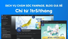 Dịch vụ chăm s&oacute;c Fanpage, Blog theo th&aacute;ng gi&aacute; rẻ chỉ từ 1tr5