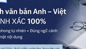 Dịch Anh &ndash; Việt chuẩn ngữ cảnh, bảo mật nội dung