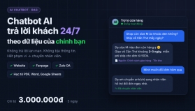 Chatbot AI tư vấn b&aacute;n h&agrave;ng cho Website, Fanpage, Zalo