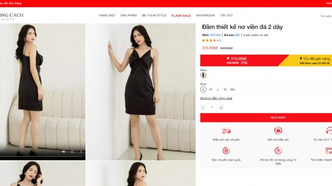Thiết kế website Phong C&aacute;ch S&agrave;i G&ograve;n