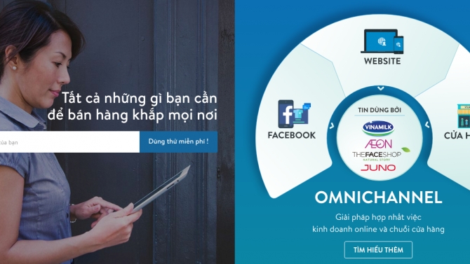 Giải ph&aacute;p website b&aacute;n h&agrave;ng đa k&ecirc;nh Omnichannel