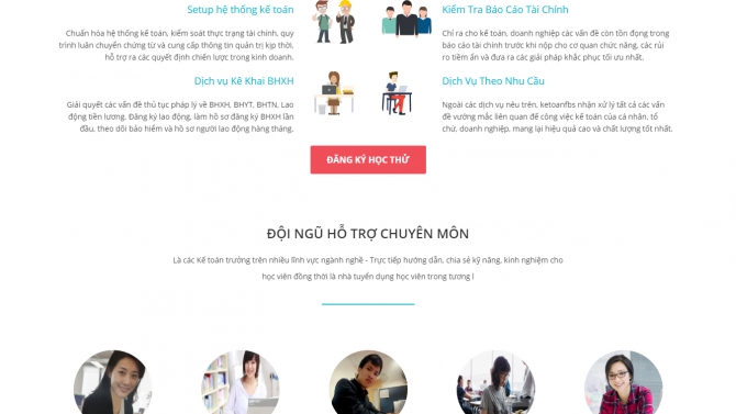 Website dạy học kế to&aacute;n online