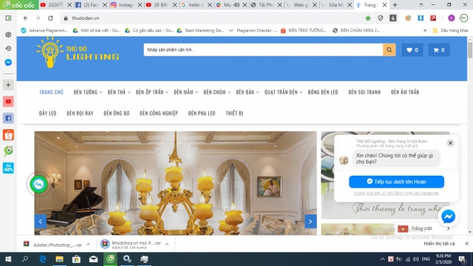 Thiết kế website chuẩn SEO(theo y&ecirc;u cầu) Đ&egrave;n trang tr&iacute; theo y&ecirc;u cầu cho C&ocirc;ng ty cổ phần đ&egrave;n trang tr&iacute; chiếu s&aacute;ng Thủ đ&ocirc;
