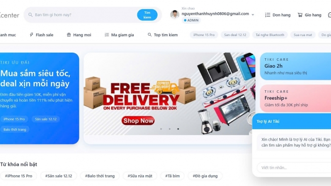 Website thương mại điện tử