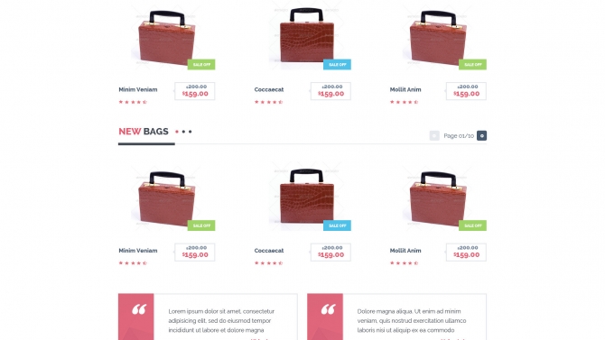 KySbag - eCommerce HTML5 Template