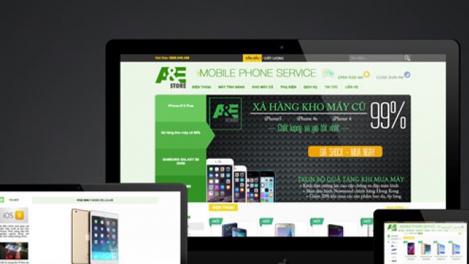 Thiết kế & Ph&aacute;t triển Web AEStore