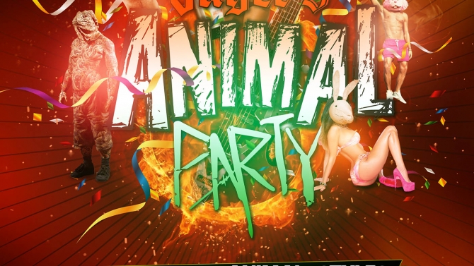 Thiết kế poster "Jager' Animal party"