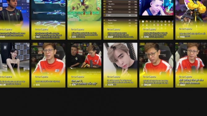 Video editing cho k&ecirc;nh tiktok esports