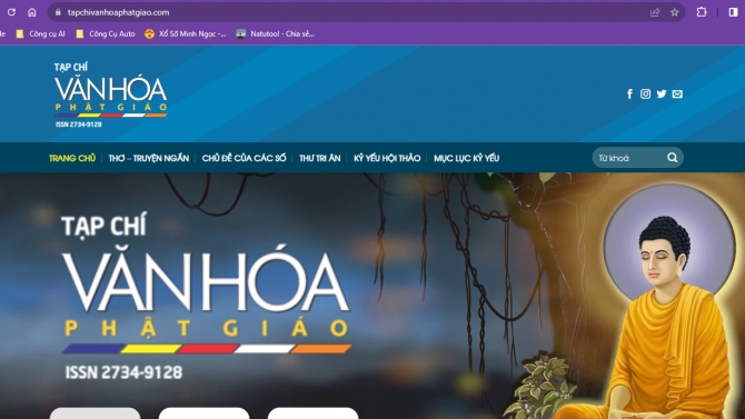 Website Tạp Ch&iacute; Văn Ho&aacute;