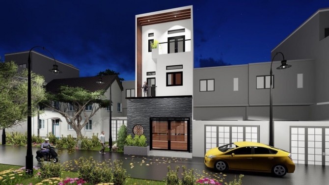 Thiết kế nh&agrave; phố