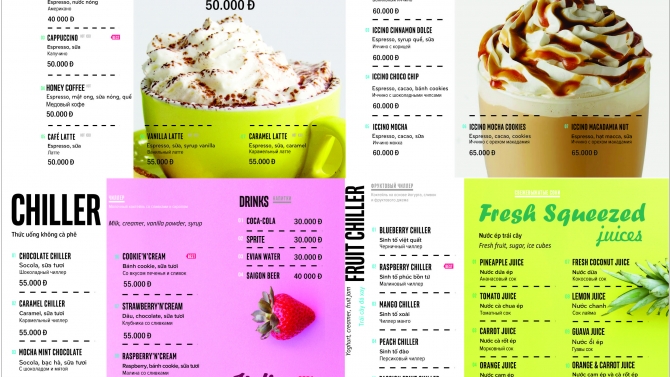 Thiết kế menu
