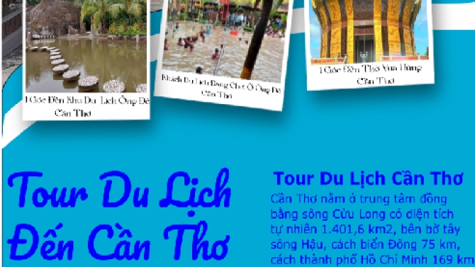 Poster du lịch Cần Thơ