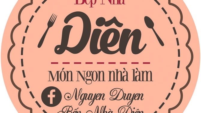 Sticker Bếp Nh&agrave; Di&ecirc;n