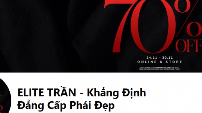 Đ&ocirc;́i tác với thương hi&ecirc;̣u thời trang thi&ecirc;́t k&ecirc;́ ELITE TR&Acirc;̀N