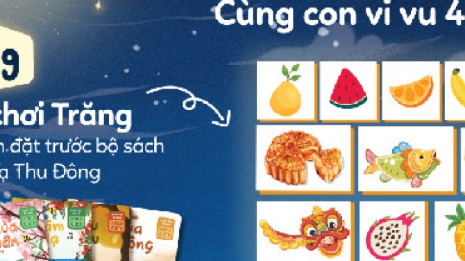 Thiết kế banner trung thu LIONBOOKS