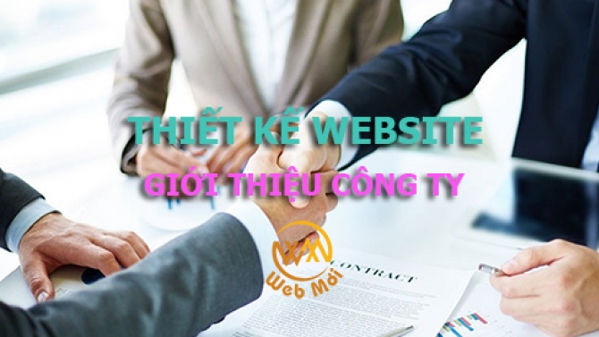 Thiết kế web giới thiệu C&ocirc;ng ty Doanh nghiệp