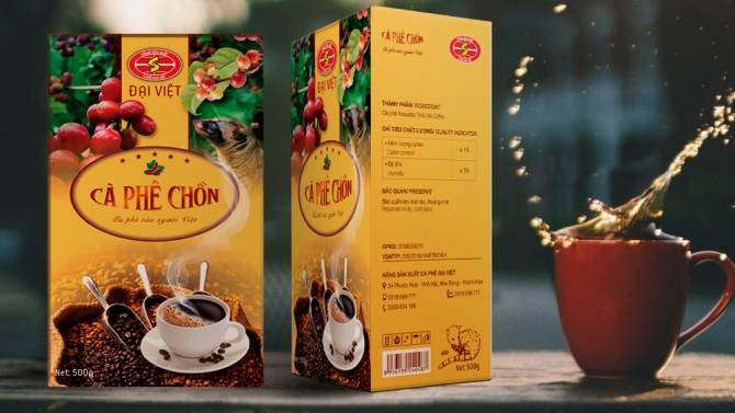 Thiết kế Hộp cafe chồn