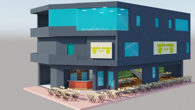 Thiết kế 3D c&ocirc;ng tr&igrave;nh x&acirc;y dựng