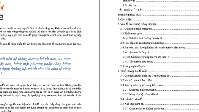 Dịch thuật đề &aacute;n giao th&ocirc;ng - Cải tiến tr&ecirc;n từng dặm đường