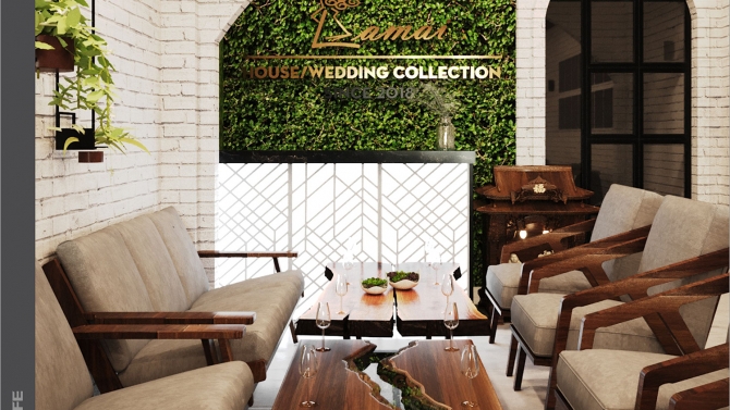 THIẾT KẾ NỘ THẤT - LAMAI COFFEE