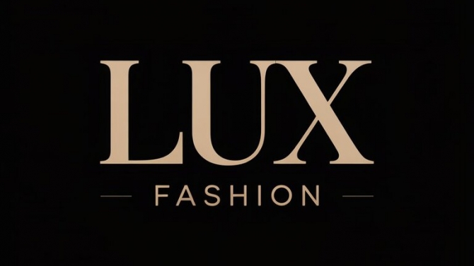 Thiết kế logo thời trang cao cấp LUX