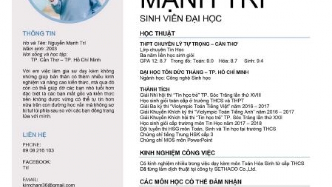 Thiết kế CV t&igrave;m việc