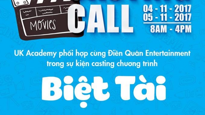 Thiết kế Poster cho casting