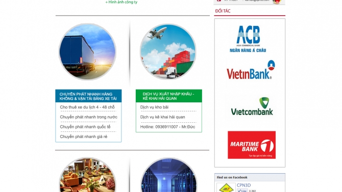 Thiết kế giao diện website Cpn3d