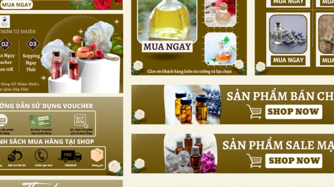 Banner shop mỹ