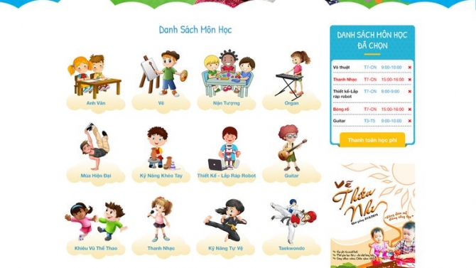 Nh&agrave; thiếu nhi th&agrave;nh phố