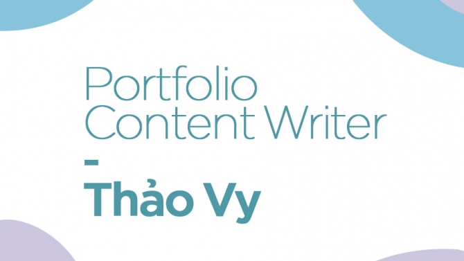 Portfolio Thảo Vy