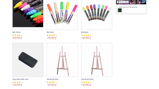 Bảng led viết tay di động H&agrave; Nội