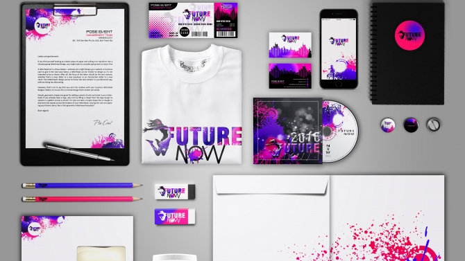 Brand Indentity - Future Now EDM Festival [Final Term Project]