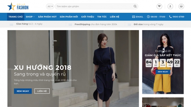 Shop Hello Fashion -http://nivaweb.vn/shopquanao/