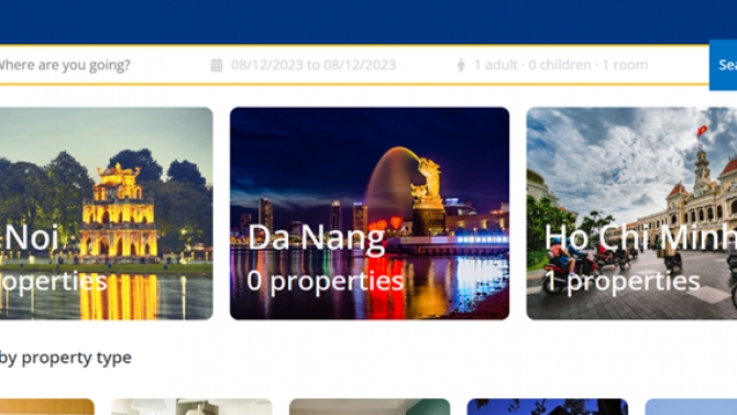 thiết kế website Booking-hotel