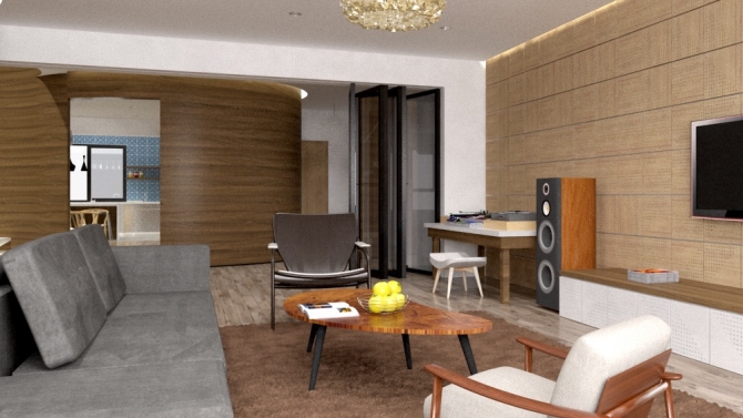 Thiết kế ho&agrave;n thiện nội thất penthouse
