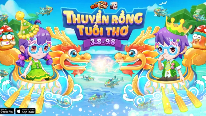 Thuyền Rồng Tuổi Thơ  - banner Event GunPow