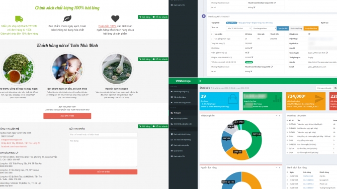 Website trang trại Ch&ugrave;m ng&acirc;y Vườn Nh&agrave; M&igrave;nh vnmmoringa.com