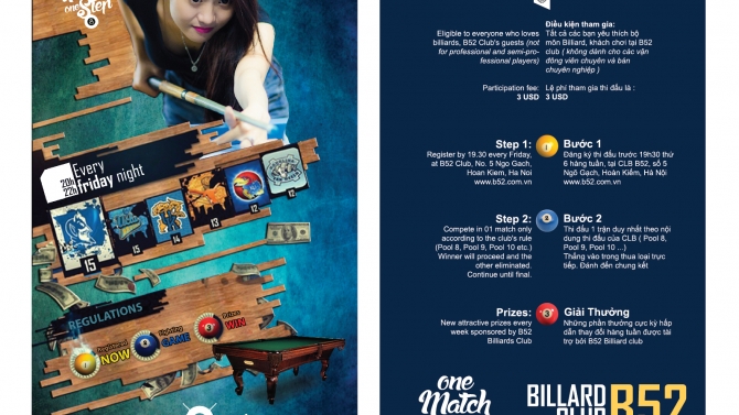 Flyer Mini Event B52 Club