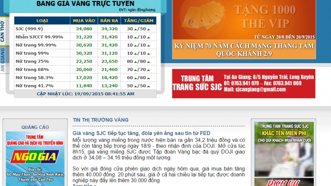 Thiết kế website sjccantho.vn