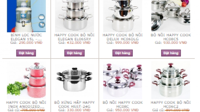 Website thương mại điện tử bằng wordpress