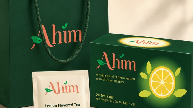 Thiết kế bao b&igrave; tr&agrave; t&uacute;i lọc Supangon Ahim Tea