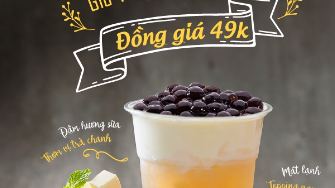 Standee tiệm coffee